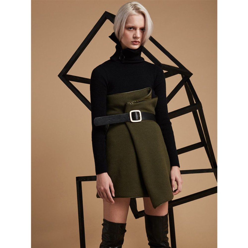 Winter High Waist Mini Skirt